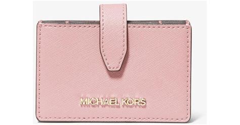 michael kors saffiano card case